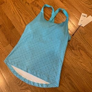 NWT SATVA Kama Cami Yoga Large Turquoise Tank